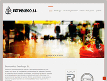 Tablet Screenshot of extinfuegosl.com